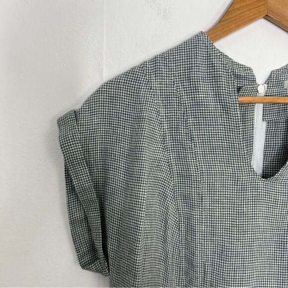 G R NATURE Green Linen Dress Size 40 or US Medium - Picture 3 of 12